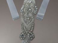 main image for ad Bridal Crystal and Pearl Sash