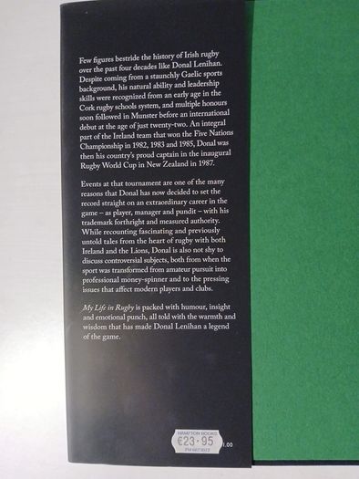 My Life in Rugby by Donal Lenihan