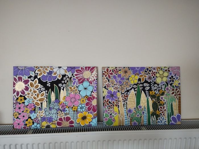 Original painting , 2 pictures