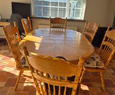 Dining table and chairs