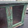 Small Vintage style  2 glass door counter  cabinet Image 8