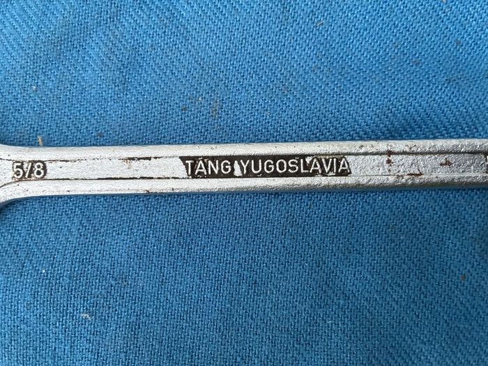 Vintage Tang Yugoslavia combination spanner 5/8