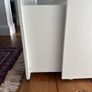 Ikea SMASTAD large white bench lego or toy storage or chest rolling with handles Image 2