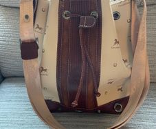 Cavalinho Bucket Bag - Classic Horse & Horseshoe Motif