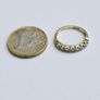 Vintage 9ct Yellow Gold 7 Stone Diamond Ring Image 7