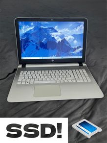 Upgraded HP Pavilion 15 - SSD, Windows 10 Pro, Office 365
