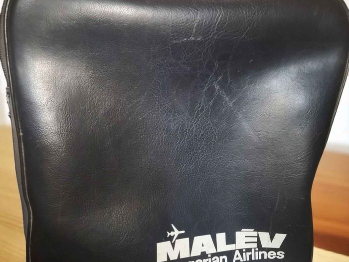 Retired MALEV airline travel bag