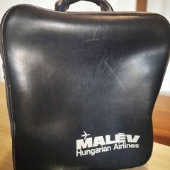 Retired MALEV airline travel bag