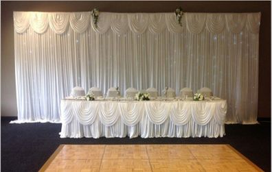 wedding backdrop (ivory)