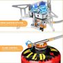 Camping Gas Stove, Windproof Backpacking Burner Cooking Stoves 6800W, Foldable Rocket Camping Stove with Carry Box, Outdoor Camping Gas Burner for Cooking, Hiking, Camping, Trekking, Picnic Image 10