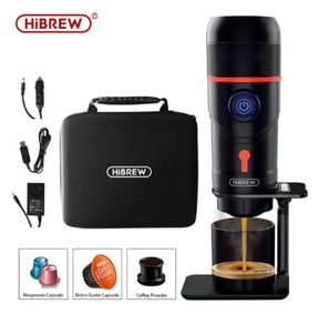 Portable Coffee Machine for Car & Home,DC12V Expresso Coffee Maker Fit Nexpresso Dolce Pod Capsule Coffee Powder H4