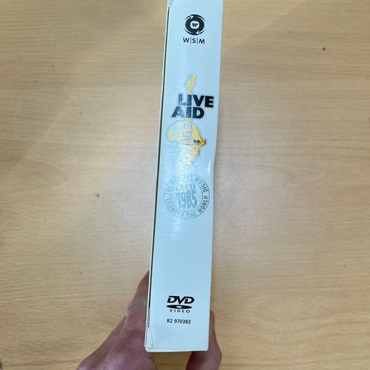 Live Aid DVD Boxset 1985 4 Disc Set 2004 Concert + Booklet + Slipcase - Region 1
