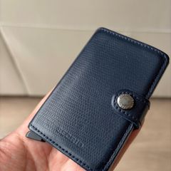 Secrid Blue Leather Wallet