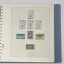 1969-1989 Jersey Used Commemorative & Definitive Stamp collection in Blue Lindner Stamp Album in 51 pages. Images of 53 pages shown. Image 9