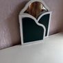 White Dressing Table with Triple Mirror & Matching Bedside Lockers Image 4