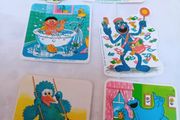 Vintage set of  Sesame Streets Stickers