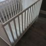 Little buds white cot Image 3