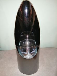 Yankee candle pewter pillar candle holders x4 boxed or sold individually