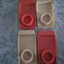 Vintage 1970s Retro Mid Century breakfast boiled egg/toast trays originals Image 2