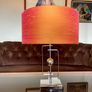 Stylish Italian Style Repro Chrome Space Age MCM Table Lamp Image 9
