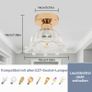 Brand New Ceiling Light Modern Metal Pendant Image 2