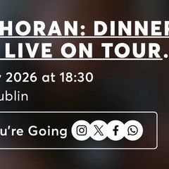 Niall Horan Friday 13th November 3Arena two tickets