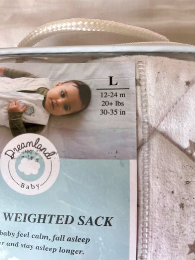 Dreamland Baby Weighted Sleep Sack 12-24mo 0.6 TOG