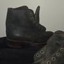 1940's WWII Hobnailed Black Work Boots Image 3