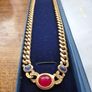 Vintage Gold Tone Necklace Image 7