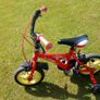 Fire Rescue 12 Inch Frame Red Toddler Bike with Stabilisers Image 4