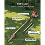 Gas Pole Saw, 33CC 2 Stroke Gas Powered Pole Saws with 20.3 cm Cutting Bar, Cordless Tree Trimmer with 850ml Fuel Tank, 2.08 to 3.58 m Extendable Image 3