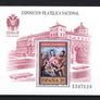 1989 Spain EXFILNA '89. Toledo Commemorative Stamp Miniature Sheet Mint Never Hinged (MNH) with marketing pamphlet. Image 3