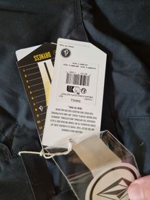 Volcom Childs Snow Insulated Pants - Size Youth S