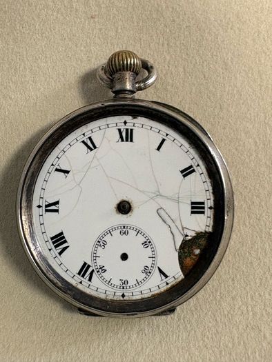 1913 Antique Solid Silver Pocket Watch (Project Piece)
