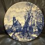 DELFT BLAU HEMPKEFA four seasons vintage set 4 wall plates Image 2