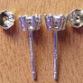 Tanzanite Natural 0.5ct earrings S925 GRA Certified Image 4