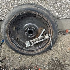 vw golf spare wheel
