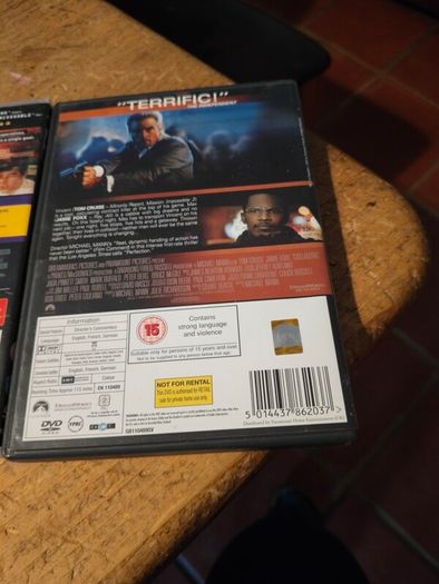 2 Dvds, Zero Dark Thirty, collateral.