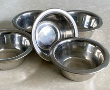 Stainless Steel Bowls (x5)