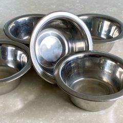 Stainless Steel Bowls (x5)