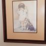 Bessie Pease Gutmann Vintage Print entitled GIRL and DOG - SHAME Image 2
