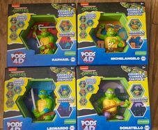 Tennage Mutant Ninja Turtles Pods 4D comnnection Collection -