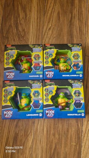 Tennage Mutant Ninja Turtles Pods 4D comnnection Collection -