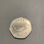 Fifty Pence Irish Coin 1988 Image 2