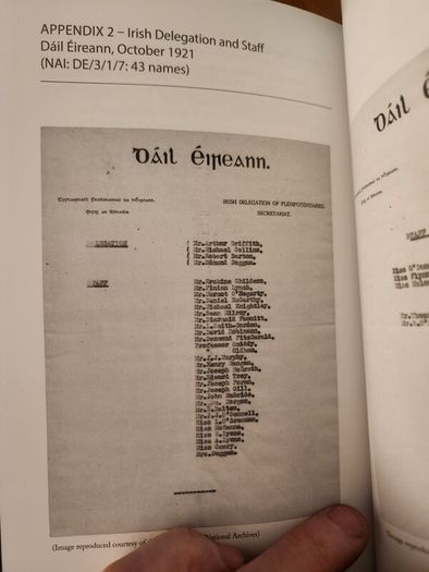 The Men And Women Of The Anglo-irish Treaty Delegations 1921. First Edition Paperback In Good Condition.