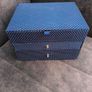 Polka Dot Blue Jewellery Box Image 4