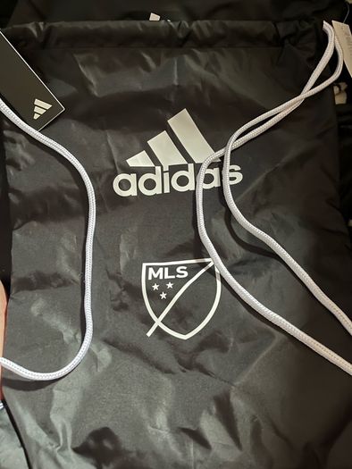 Adidas Backpack Drawstring Major League Soccer drawstring gym sack bag
