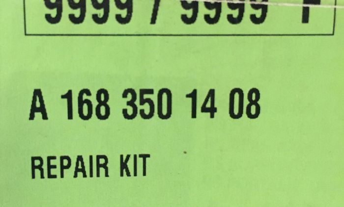 Rear Axle Beam Kit (Mercedes A Class)