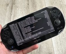 PS Vita 1000 OLED, Jailbroken/Modded, 8GB Sony Memory Card