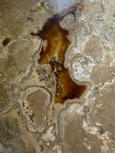 Golden Marble Table